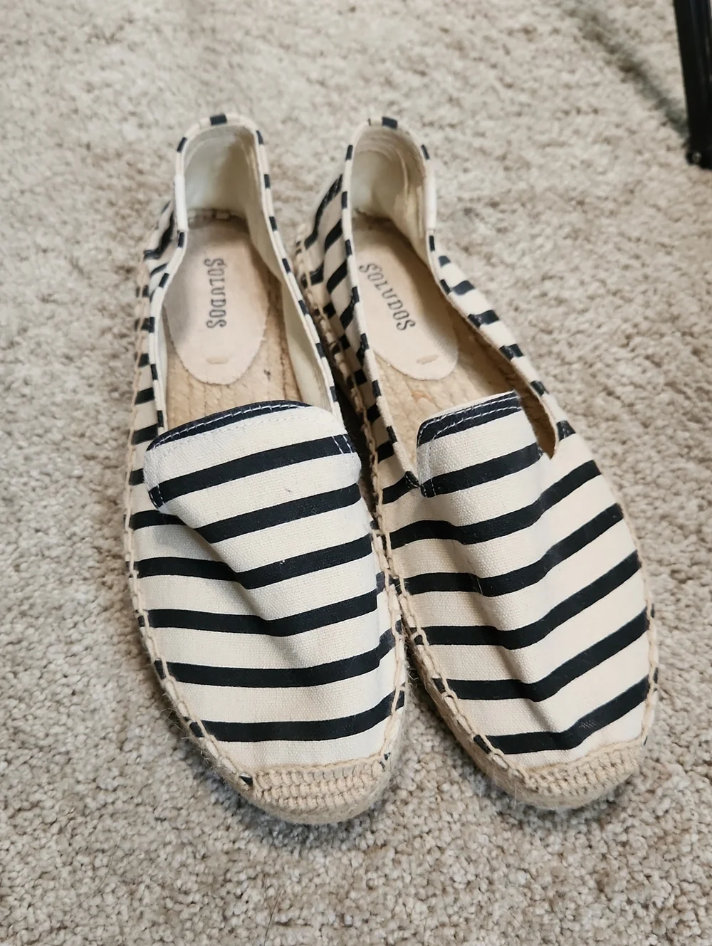 Soludos Striped Espadrilles Size 6.5